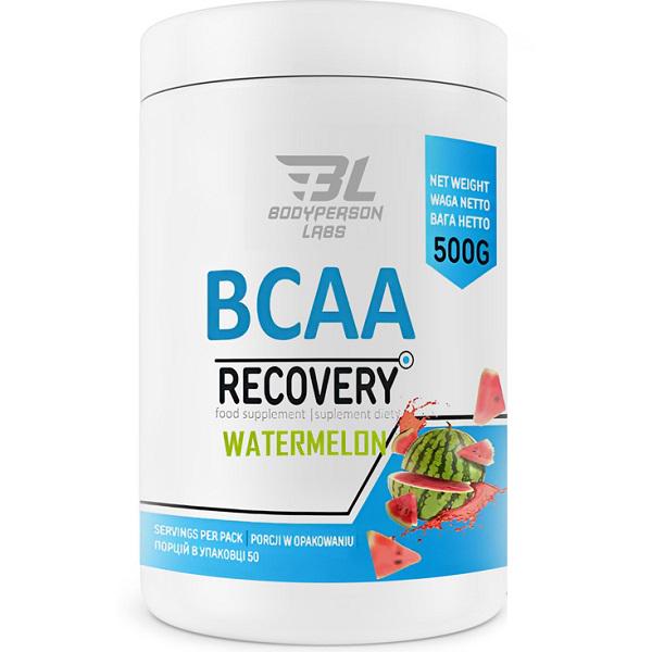 Амінокислота BCAA для спорту Bodyperson Labs BCAA Recovery 500 г 50 порцій Watermelon