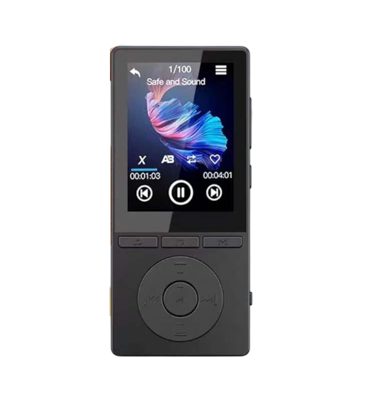 MP3-плеер с Bluetooth Walker 5.0, 2,4" экраном/HiFi звуком/FM-радио и диктофоном SM-56 Черный (132072860)