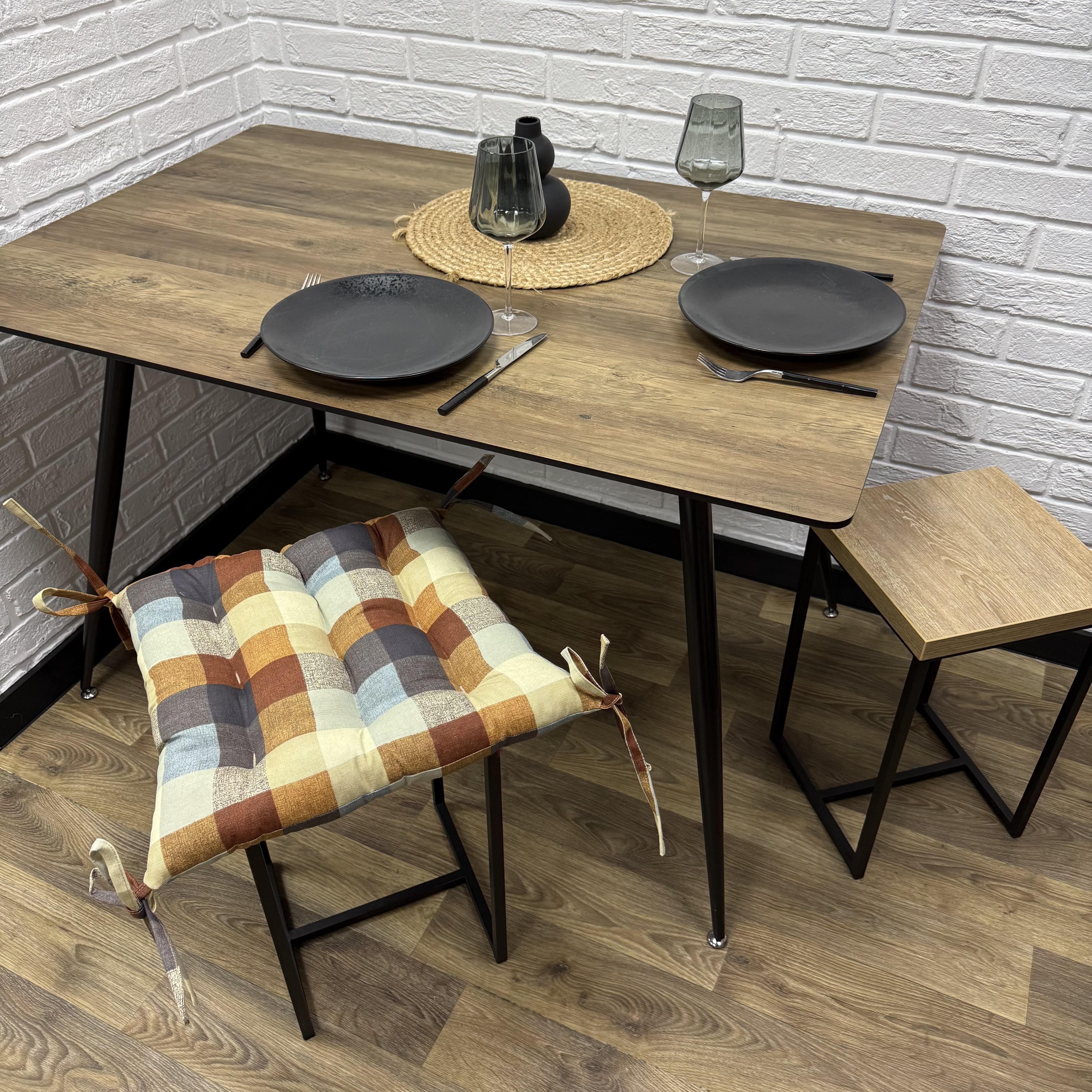 Сидушка Cube Comfort Home на стул/кресло/садовую мебель 40х40 см