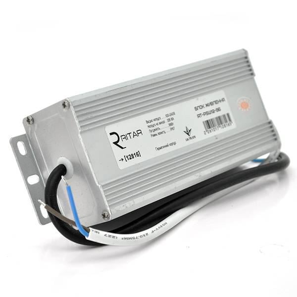 Імпульсний блок живлення герметичний Ritar RTPSW12-96 12В 8А 96 Вт IP67 0,74 кг (34565)