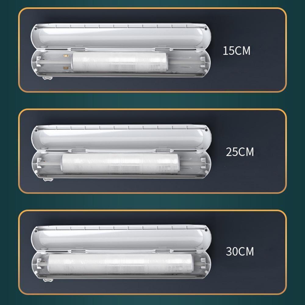 Диспенсер-органайзер с резаком пищевой пленки фольги пергаментной бумаги до 30 см (22052524) - фото 2 Диспенсер-органайзер с резаком пищевой пленки фольги пергаментной бумаги до 30 см (22052524) - фото 2
