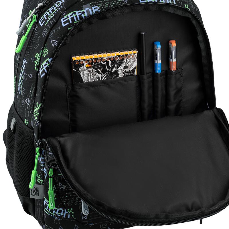 Школьный рюкзак GoPack Education GO25-175M-7 Error с анатомической спинкой (995128) - фото 9 Школьный рюкзак GoPack Education GO25-175M-7 Error с анатомической спинкой (995128) - фото 9