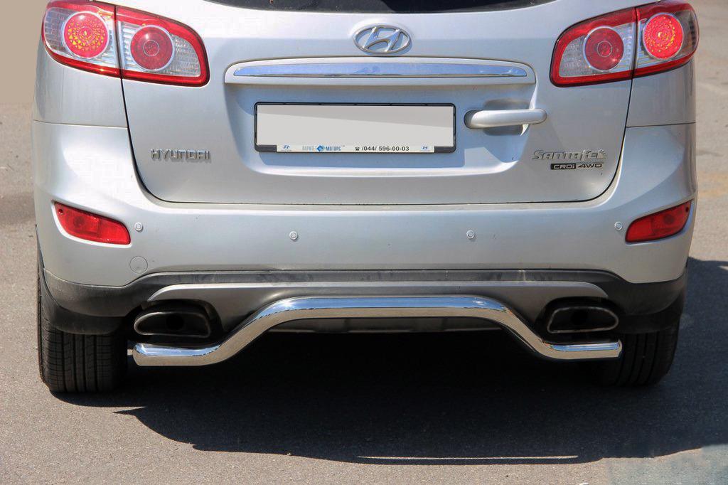 Задняя дуга AK007-2 CAN для Hyundai Santa Fe 2 2006-2012 гг. нержавеющая сталь Хром