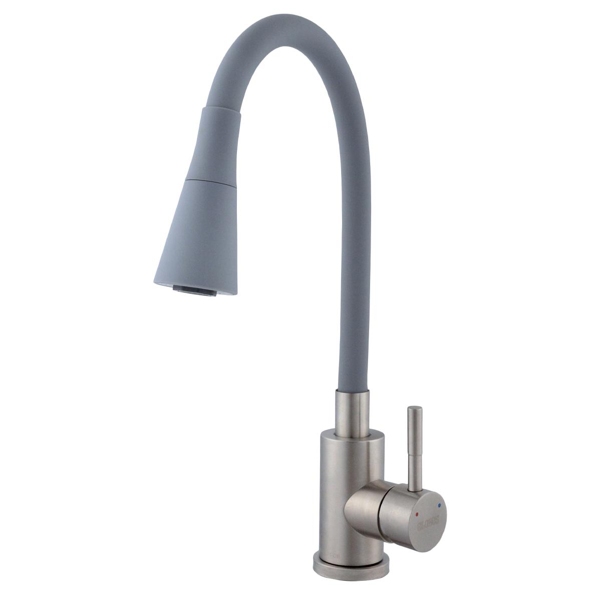 Смеситель для кухни Globus Lux Alpen SBT1-203SK-G03 с душевой насадкой (000031262)