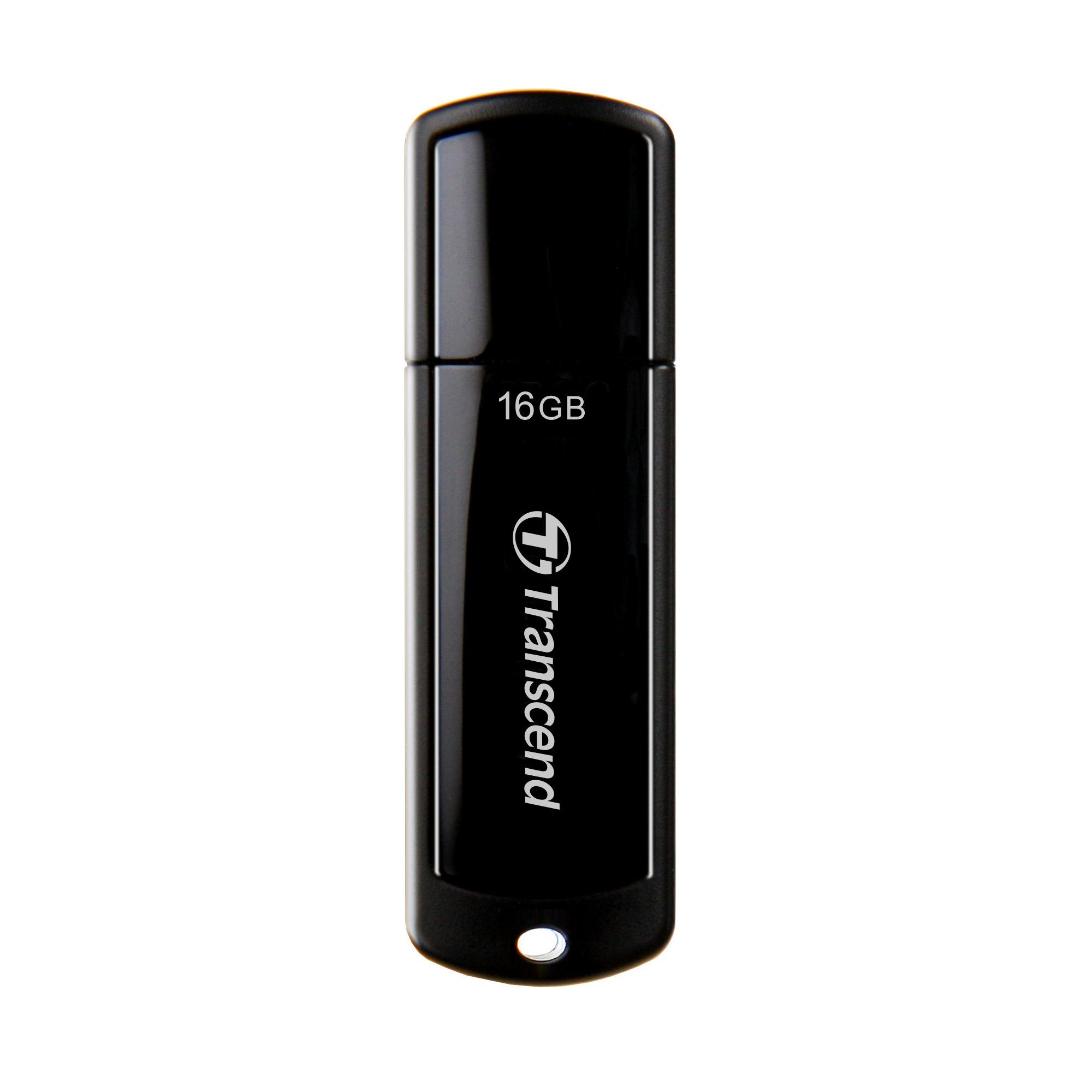 Флеш пам'ять Transcend USB 3.0 16 Гб Чорний (TS16GJF700) - фото 1