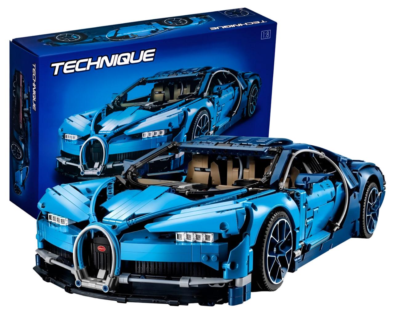 Конструктор Technique Bugatti Chiron 4031 деталь (86001) - фото 2 Конструктор Technique Bugatti Chiron 4031 деталь (86001) - фото 2