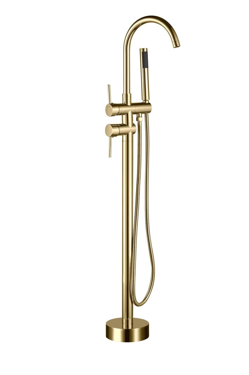 Смеситель для ванной VBI MILANO напольный Gold (2810366252)