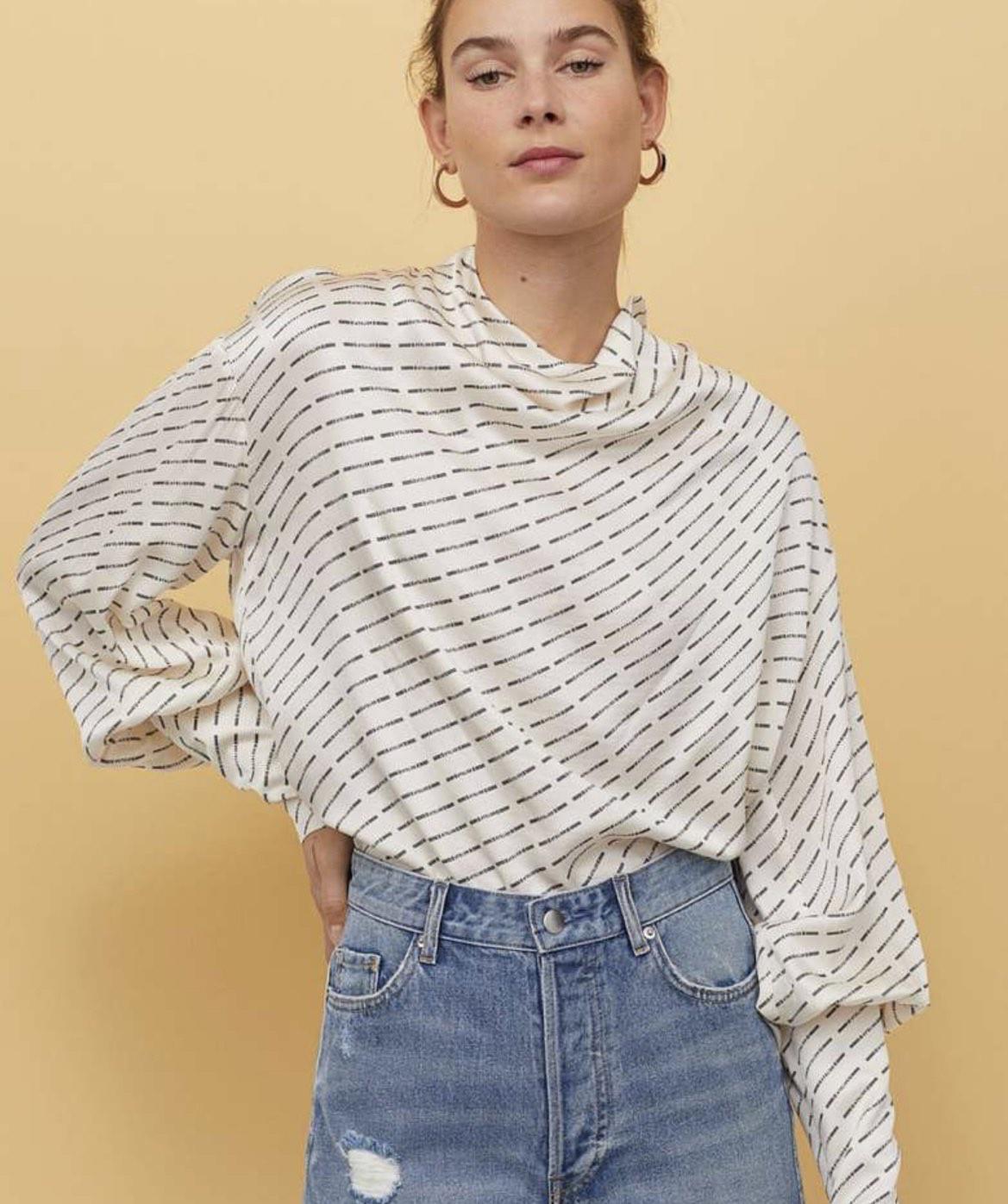 Блуза M Молочный (8437451wer)