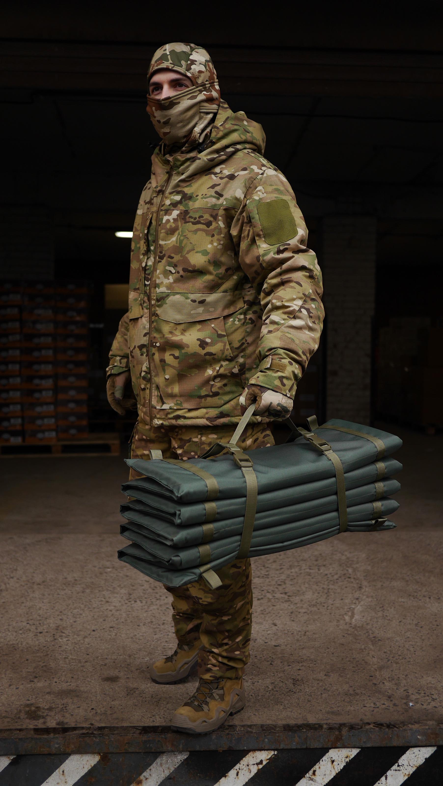 Каремат розкладний посилений Kiborg К-2 Хакі (692) - фото 7 Каремат розкладний посилений Kiborg К-2 Хакі (692) - фото 7