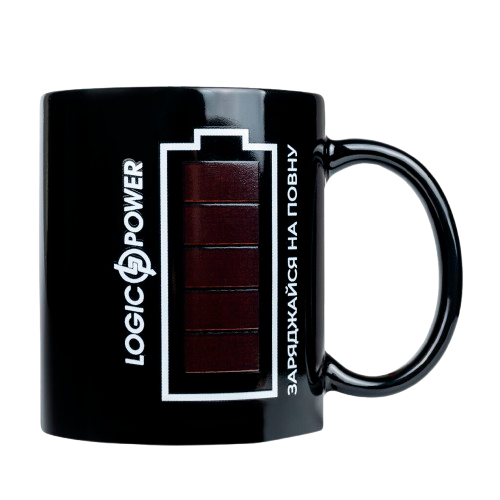 Чашка керамическая LogicPower с эффектом хамелеон 350 мл (28745680)