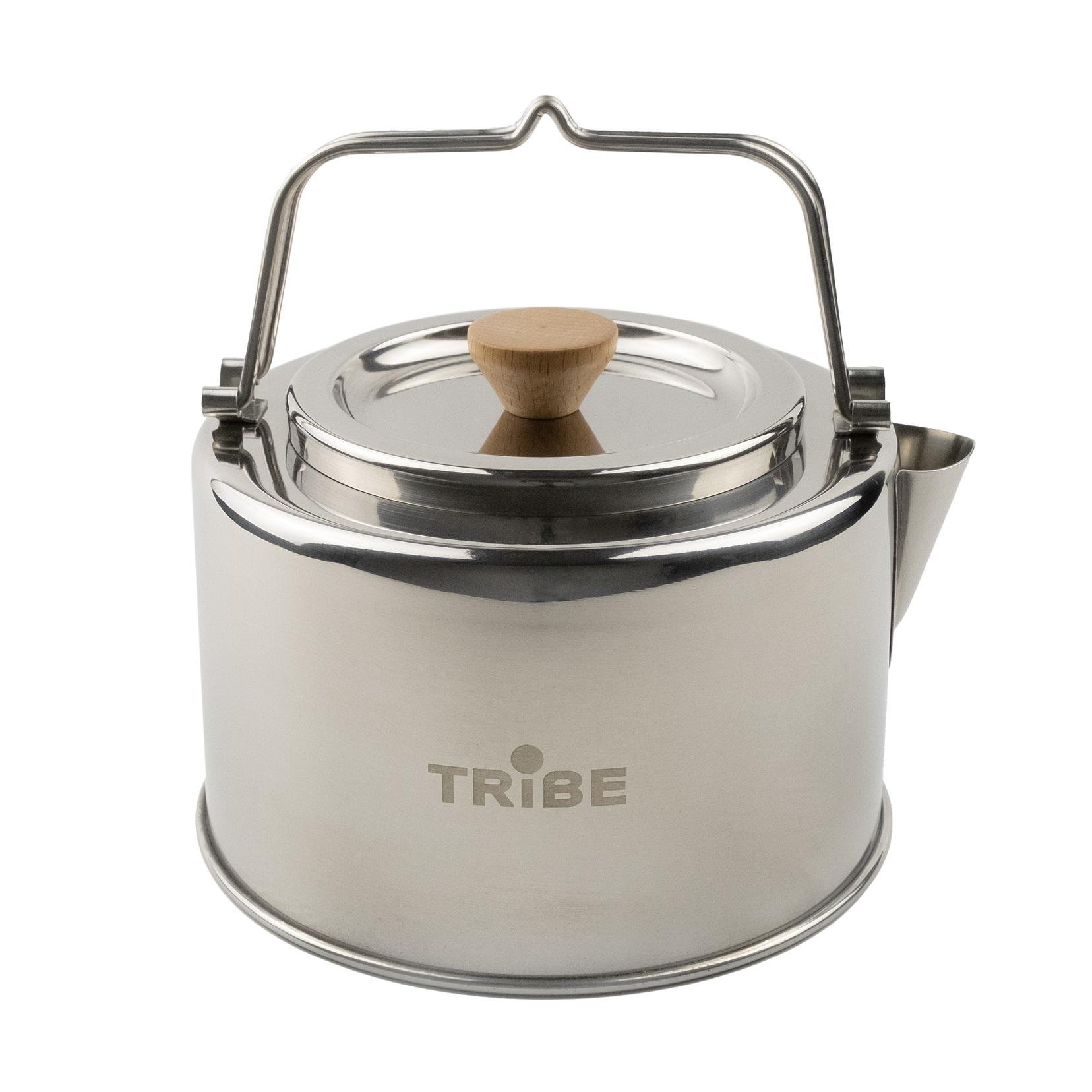 Чайник туристический Tribe Kettle из нержавеющей стали 1,2 л (T-FI-0010-metal)