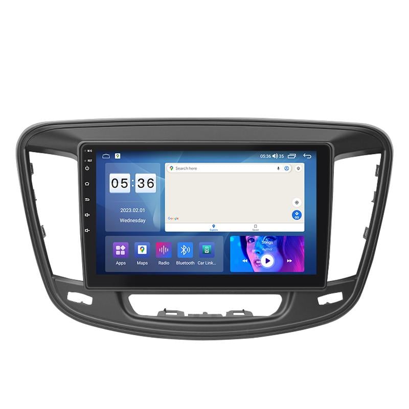 Автомагнитола штатная Lesko CarPlay/4G/Wi-Fi/GPS для Chrysler 200 II 2014-2017 4/64Gb 10" (2201398824)