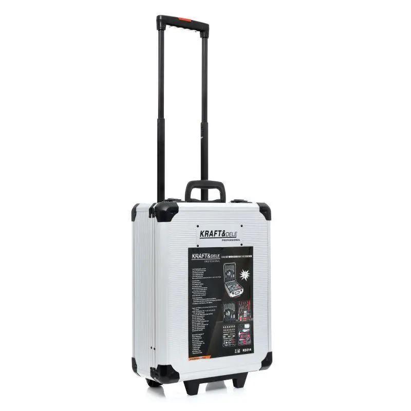 Набор инструментов для дома универсальный Kraft&Dele 188 шт. в чемодане Серебряный - фото 7 Набор инструментов для дома универсальный Kraft&Dele 188 шт. в чемодане Серебряный - фото 7