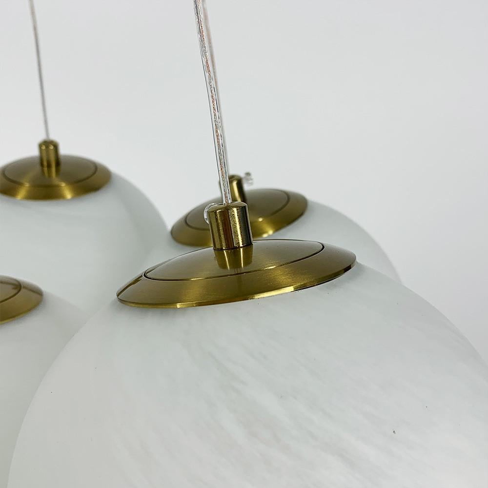 Люстра-пучок на 7 білих мармурових плафонів (MJ 141/7 AB+WT) - фото 5 Люстра-пучок на 7 білих мармурових плафонів (MJ 141/7 AB+WT) - фото 5