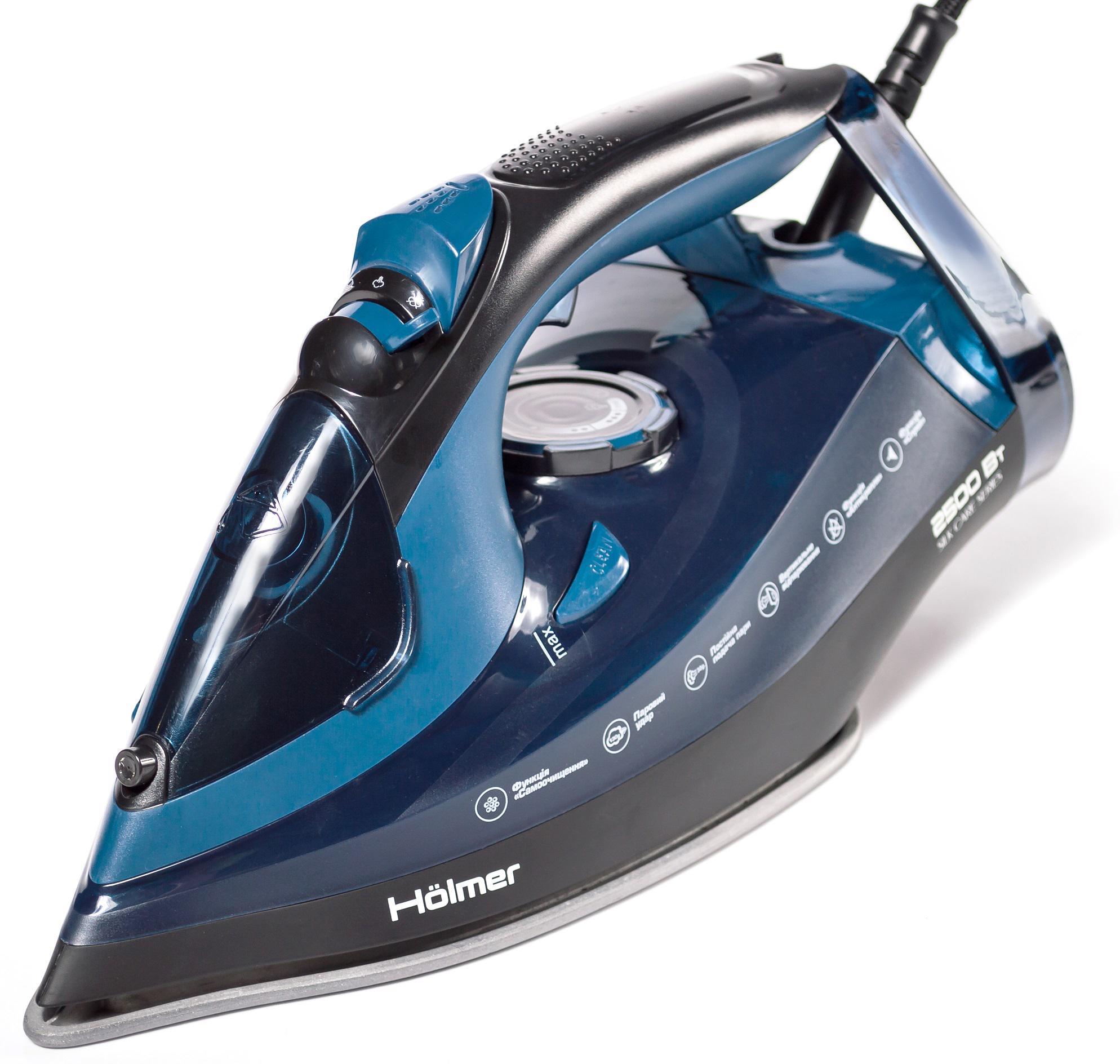 Праска Holmer HIT-2538 2500W подача пари 130 г/хв 380 мл Blue (620188) - фото 2 Праска Holmer HIT-2538 2500W подача пари 130 г/хв 380 мл Blue (620188) - фото 2