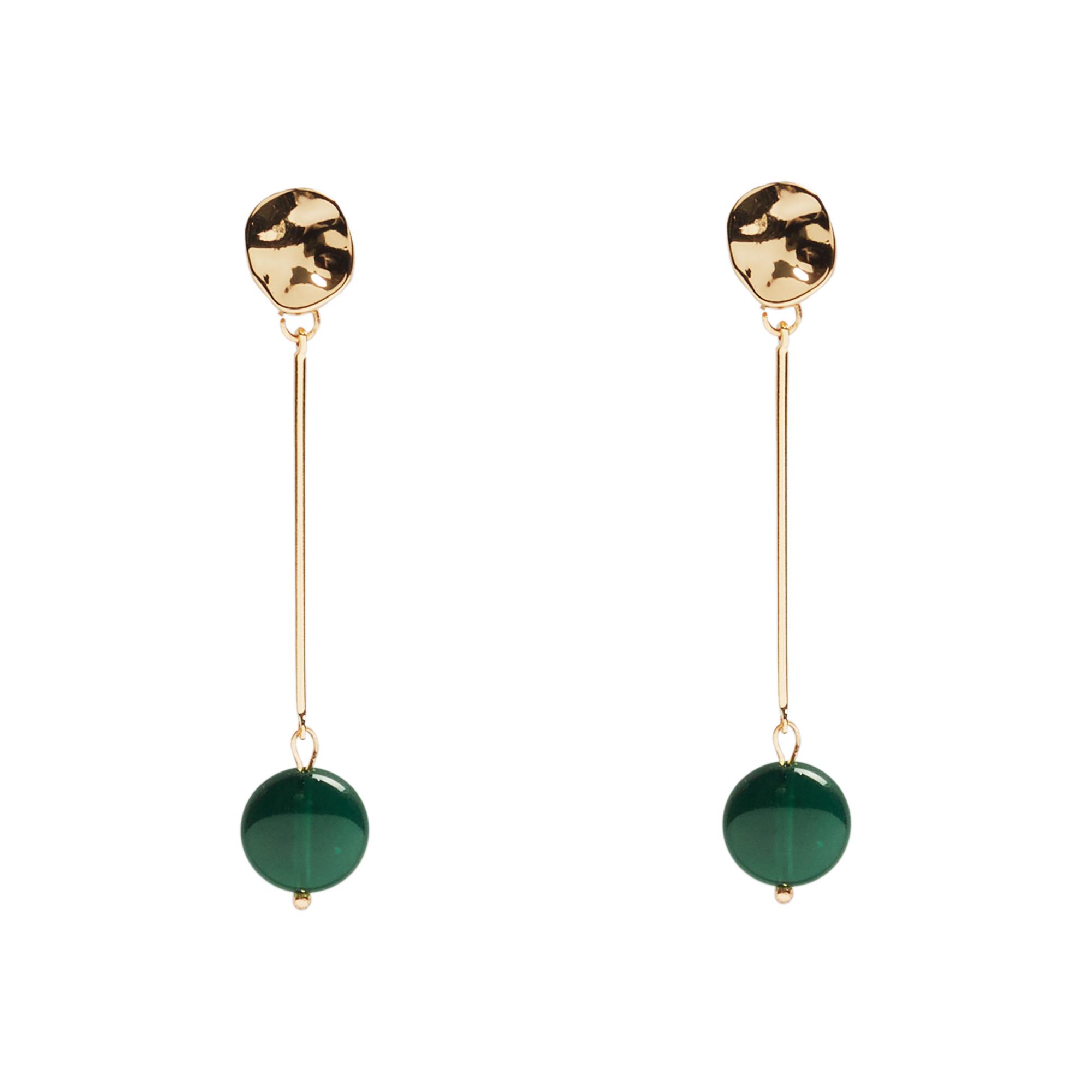 Женские серьги Parfois 172276 ONE Зеленый