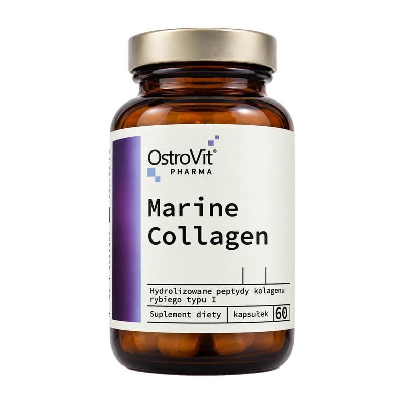 Коллаген морской гидролизованный типа I OstroVit Pharma Marine Collagen 60 капс.
