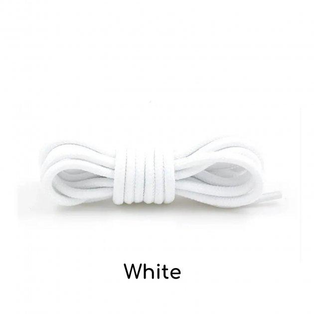 Шнурки круглі для взуття Fastlaces YD-1 120 см White (11267386) - фото 2