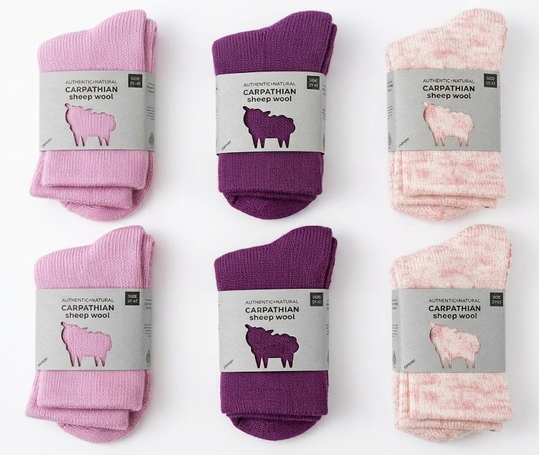 Набор женских носков Carpathian sheep wool шерстяные р. 37-41 6 пар Разноцветный (3230432934)