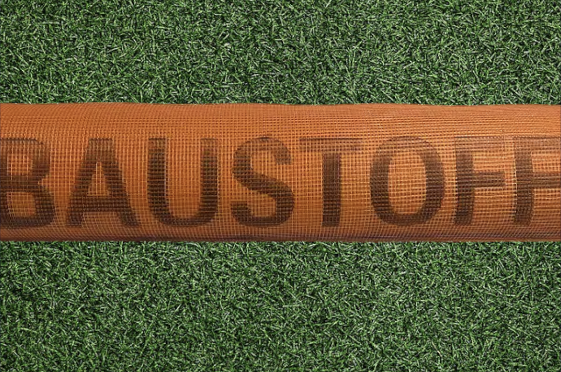 Склосітка фасадна штукатурна Baustoff Premium M170 170 г/м2 10 м2 4х4 мм Помаранчевий (1027) - фото 3