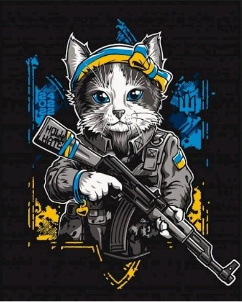 Картина по номерам Art Craft Кот Защитник 40х50 см (11659-NN)