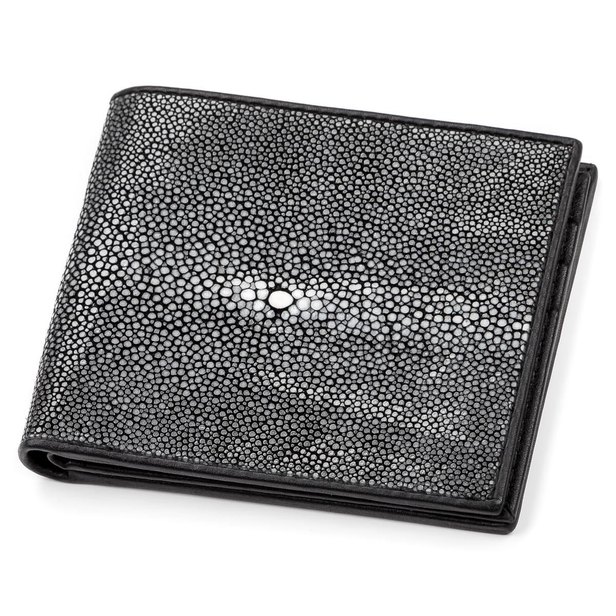 Портмоне Stingray Leather 18062 натуральная кожа Черный