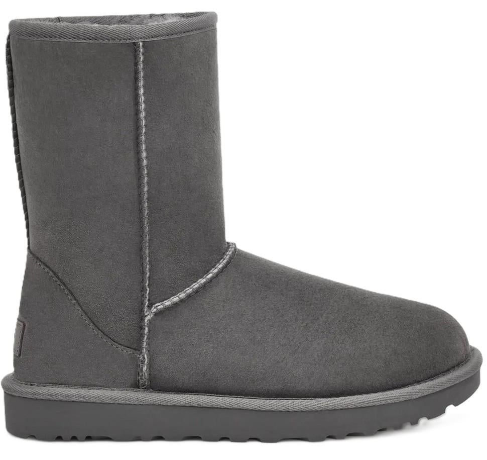 Уггі жіночі замшеві середні UGG CLASSIC SHORT II BOOT Grey р. 38 Сірий (29038)