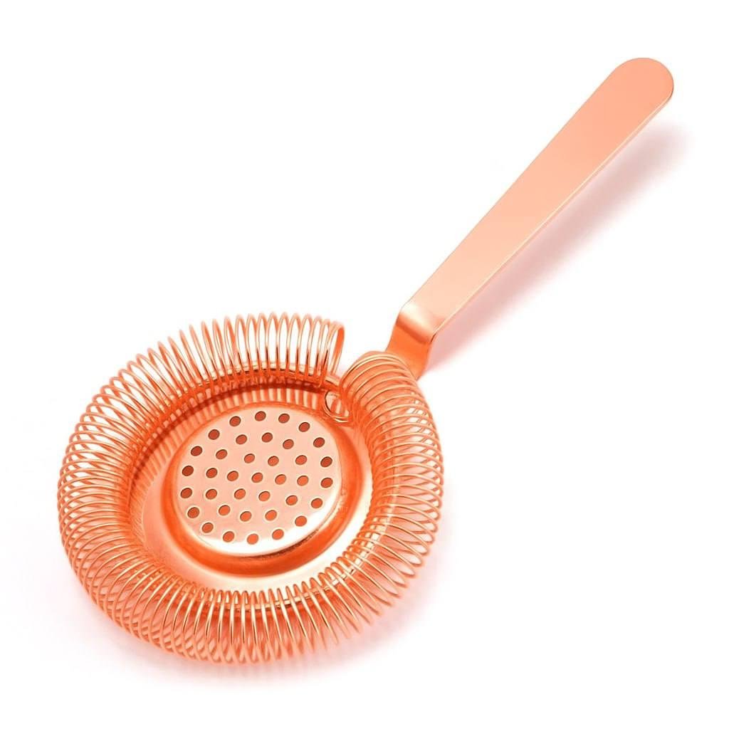 Стрейнер хоторн Bar House стальной с пружинкой Медный