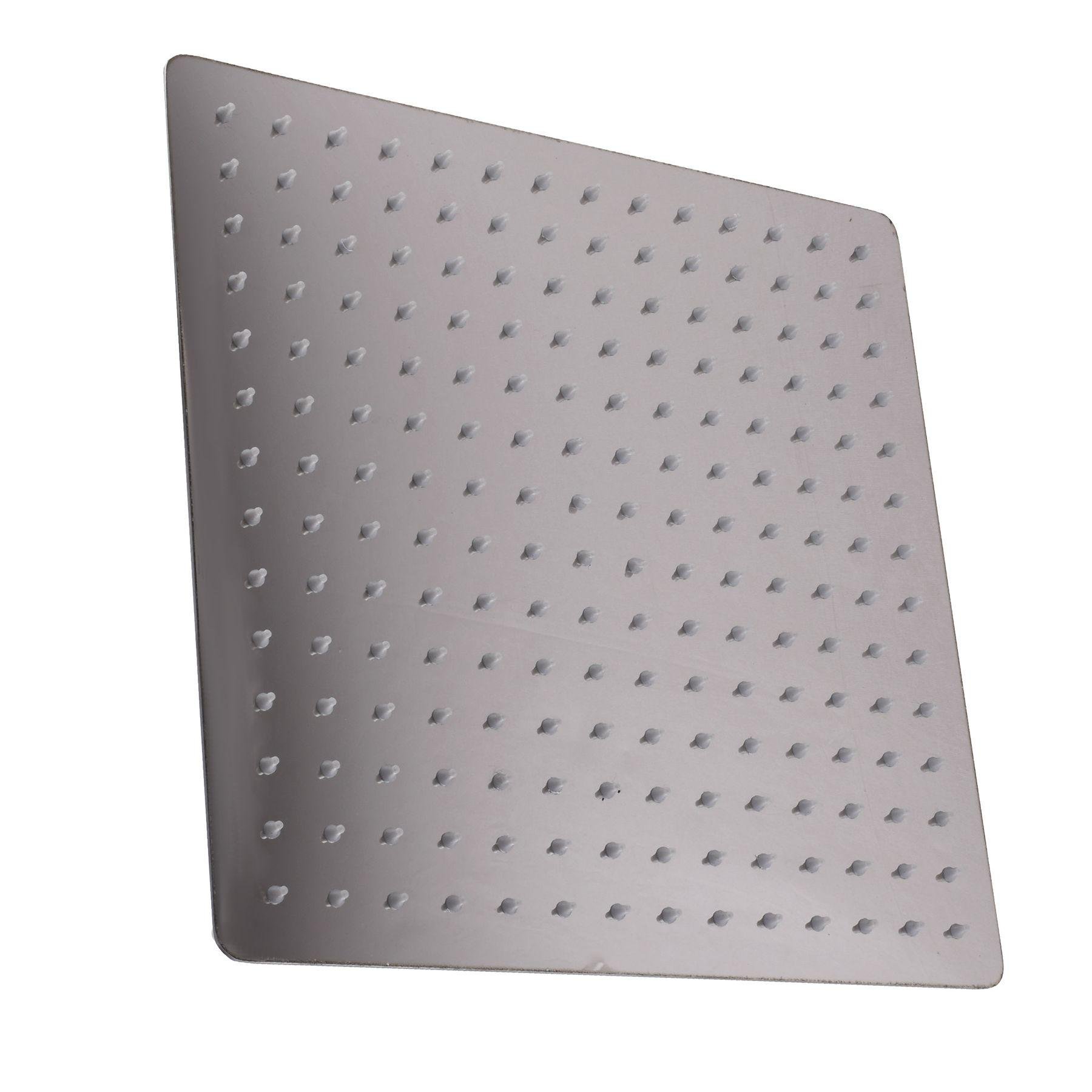 Лейка для верхнего душа Globus Lux ТРОПИК STQ-0300 000013413 300 мм Сатин (110303)