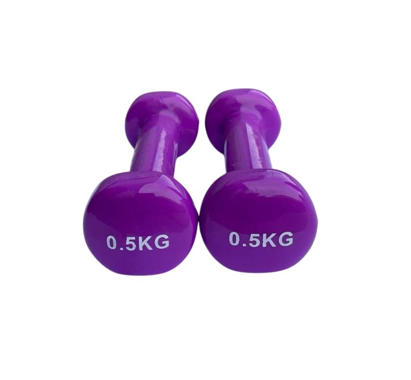 Гантель для фитнеса Generation Fitness FF51D3B с виниловым покрытием 0,5 кг Фиолетовый (FF51D3B-0.5kg purple) - фото 4 Гантель для фитнеса Generation Fitness FF51D3B с виниловым покрытием 0,5 кг Фиолетовый (FF51D3B-0.5kg purple) - фото 4