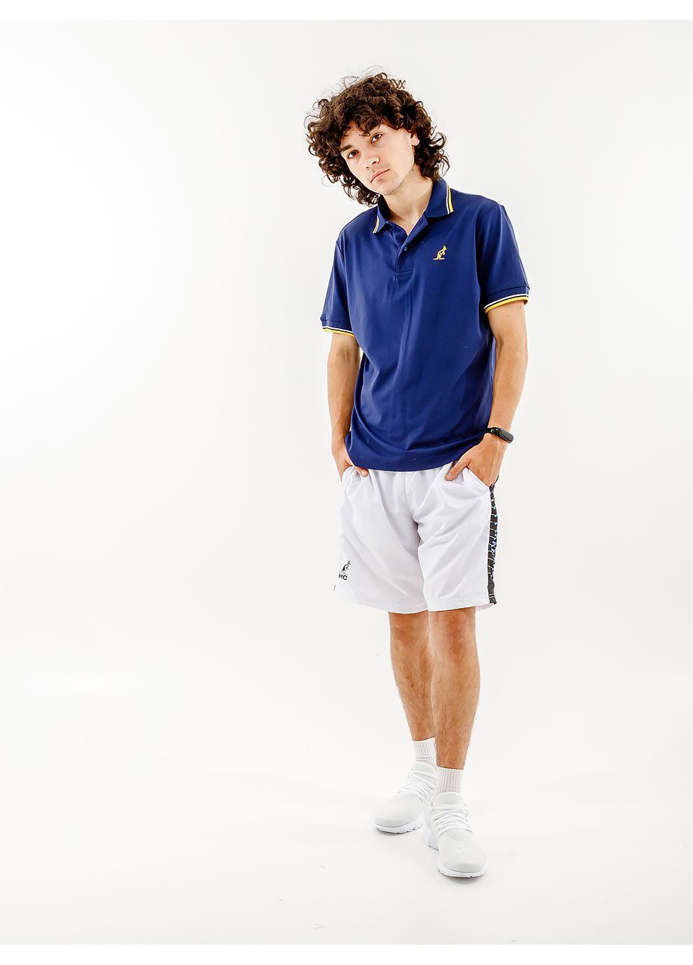 Поло мужское Australian TWO-STRIPES POLO TECH PIQUE' R-FIT L Синий (7dLSUPO0006-842A L)