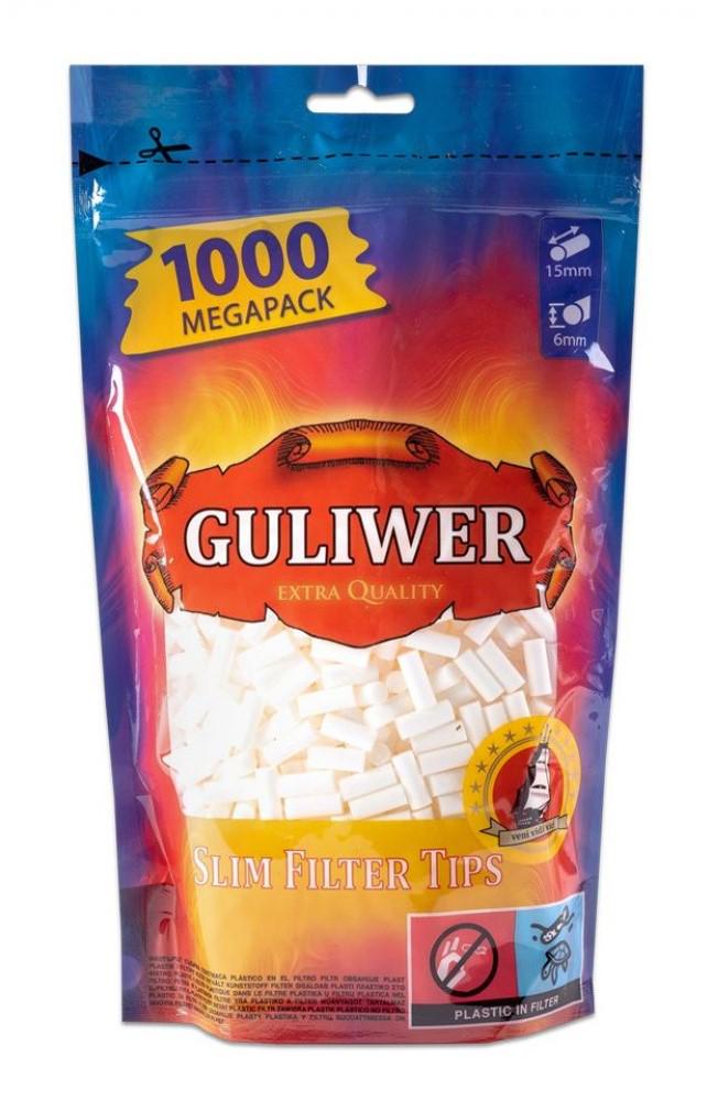 Фільтри для цигарок Guliwer Slim 6х15 мм 1000 шт. (98715164)