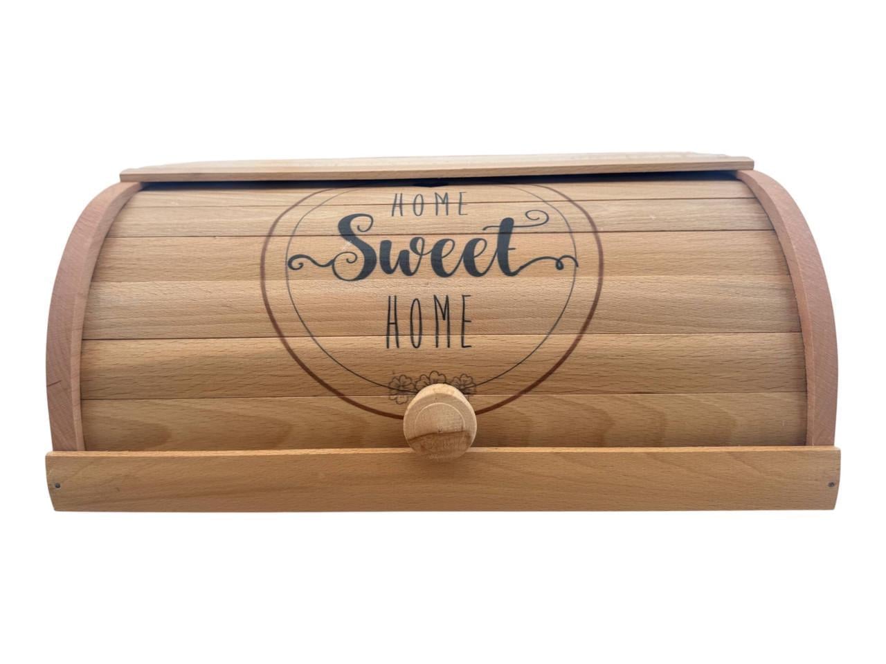 Хлебница деревянная классическая с надписью Home Sweet Home 38х27х17 см (2902034989) - фото 2 Хлебница деревянная классическая с надписью Home Sweet Home 38х27х17 см (2902034989) - фото 2