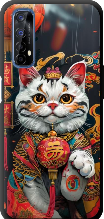 Чехол на Realme 7 China Cat v2 (6135b-2081-42517)