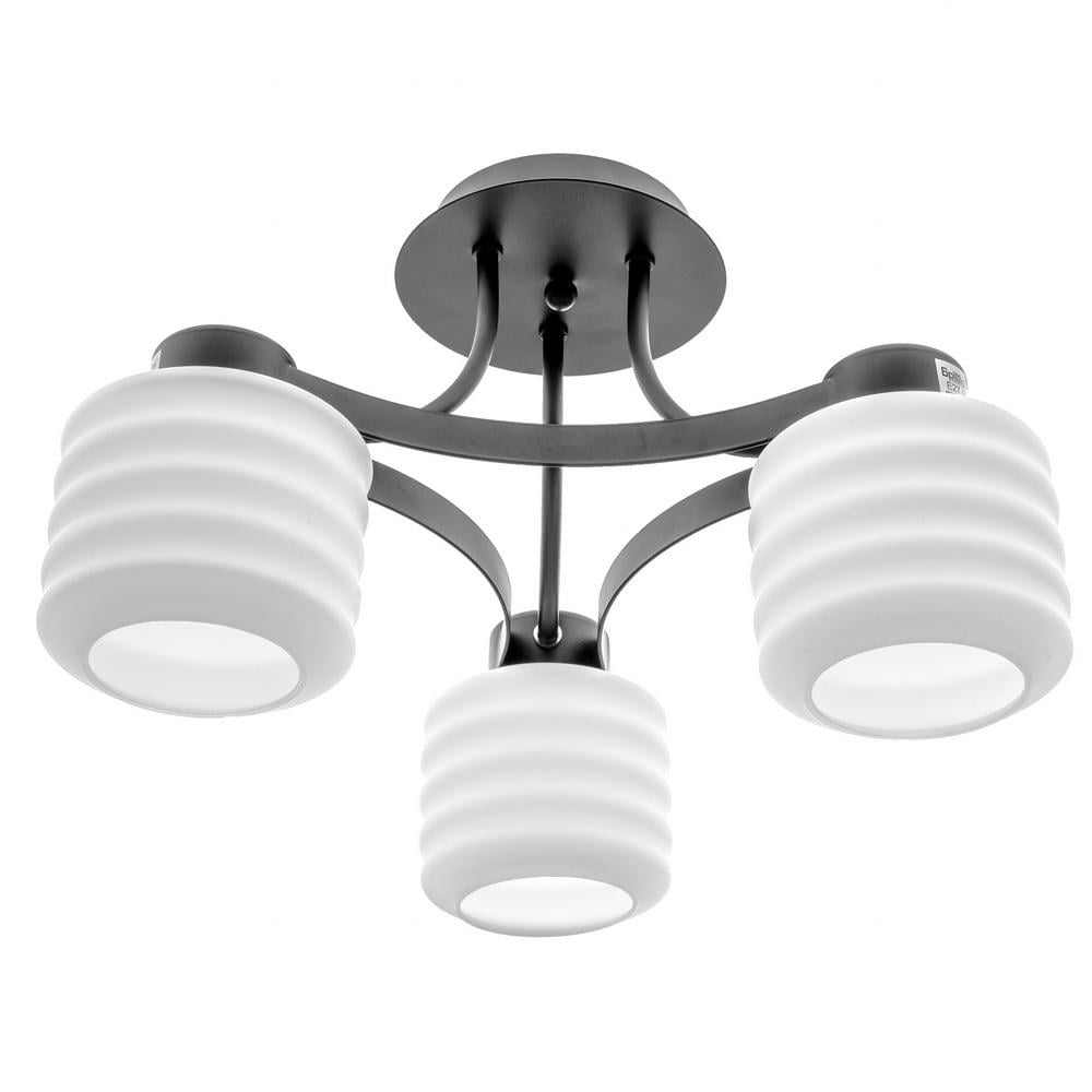 Люстра потолочная BR-01 461S/3 E27 на 3 плафона