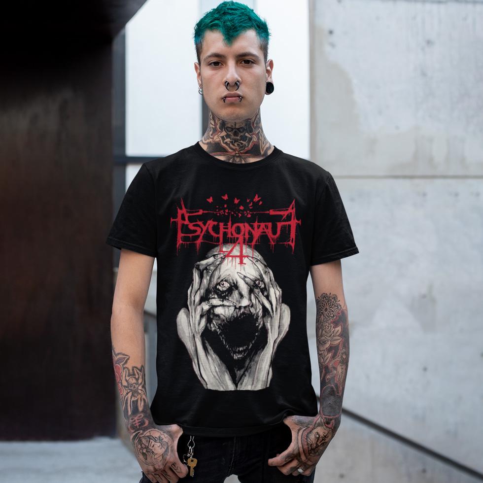 Футболка унисекс Psychonaut 4 Beautyfall 4XL Черный (0000012354)