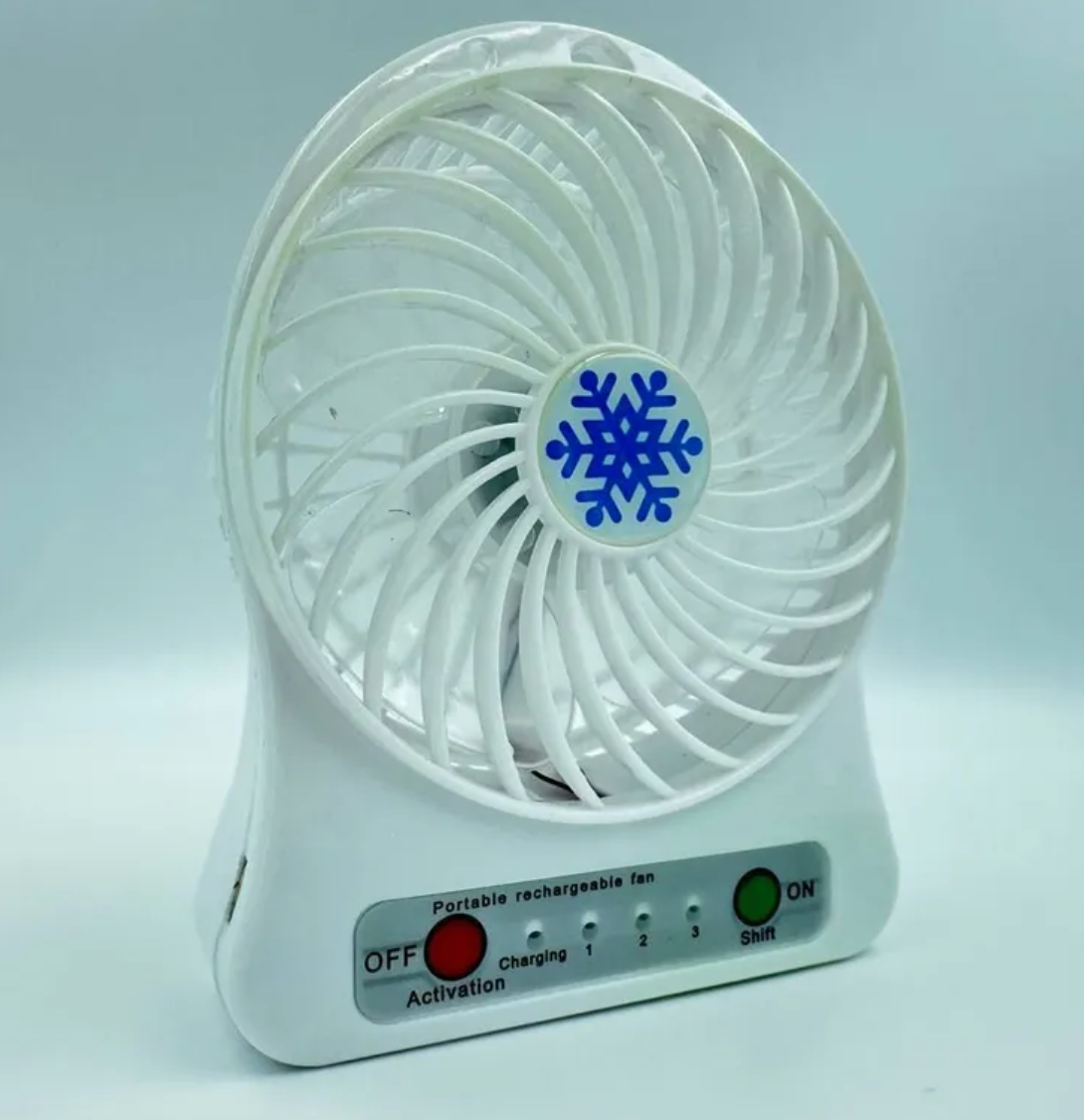 Вентилятор настільний USB Mini Fan Air Білий (14424357) - фото 7 Вентилятор настільний USB Mini Fan Air Білий (14424357) - фото 7