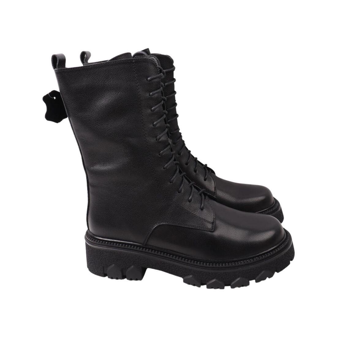 Ботинки женские Farinni из кожи р. 36 Черный (227-22ZHC)