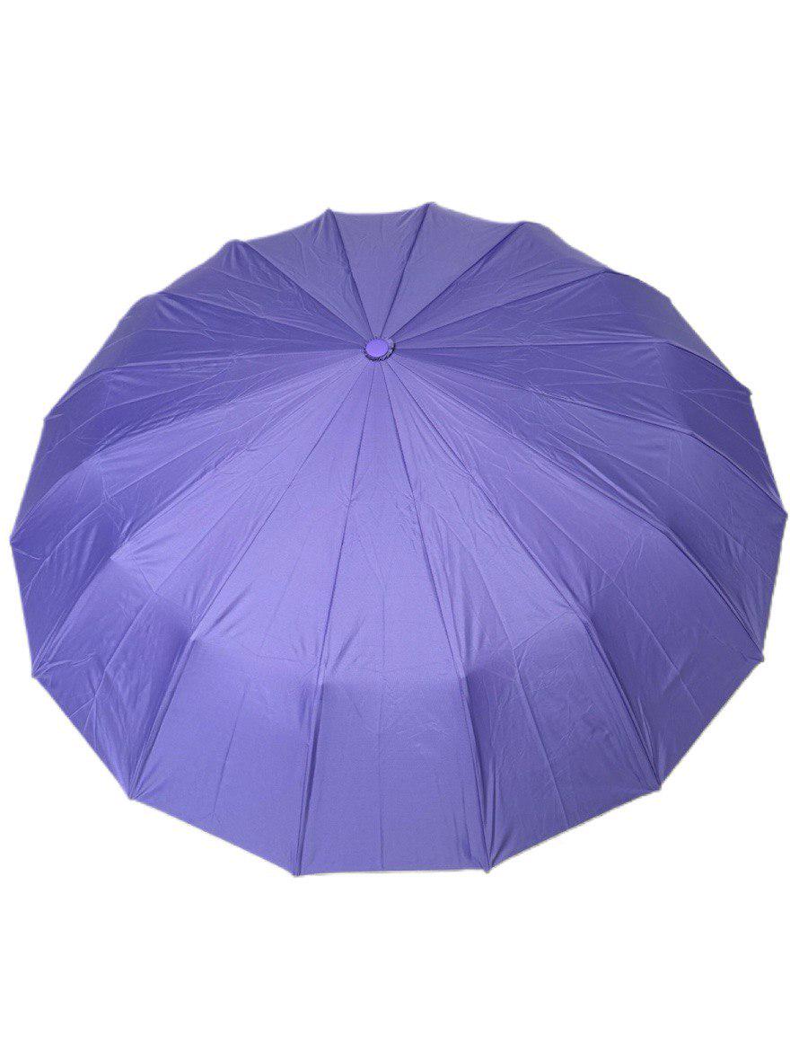 Парасолька-автомат Toprain Umbrella однотонна 16 спиць зі сріблом під куполом Лавандовий (4016/3) - фото 5 Парасолька-автомат Toprain Umbrella однотонна 16 спиць зі сріблом під куполом Лавандовий (4016/3) - фото 5