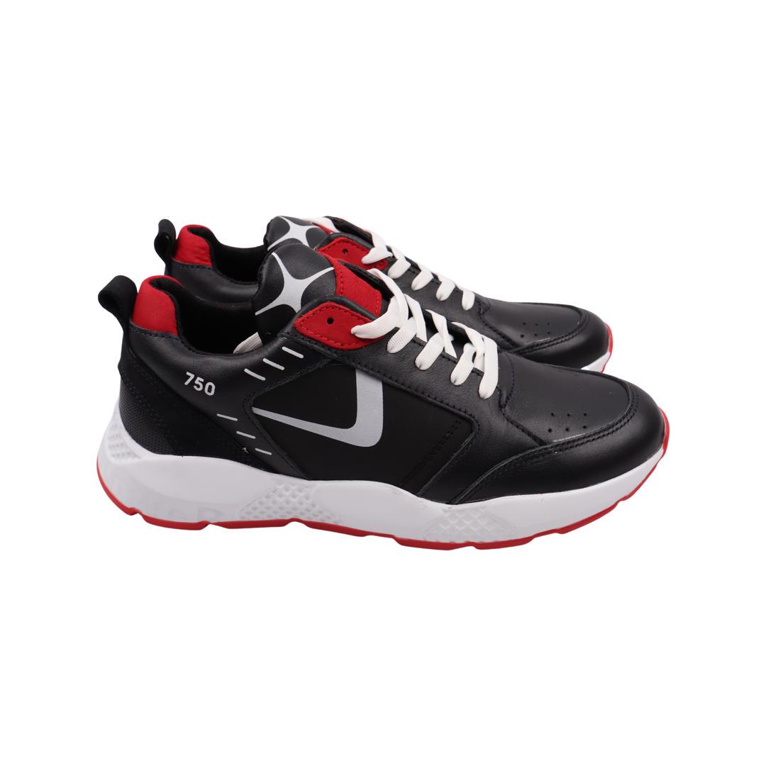 Кроссовки мужские Konors из кожи р. 43 Черный (612-22DTS)