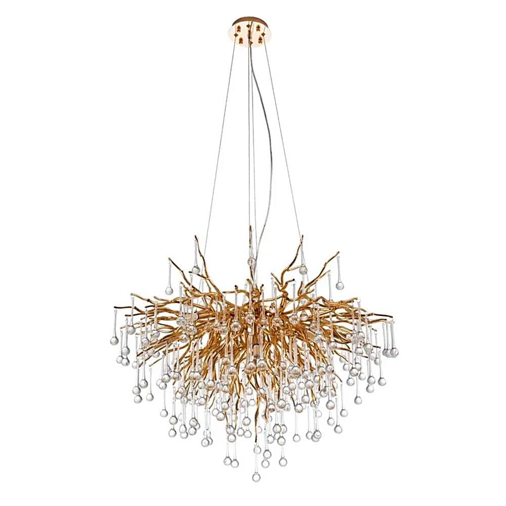 Люстра подвесная классическая хрустальная Lighthouse SRS-19978/800 Золотой (24909621)