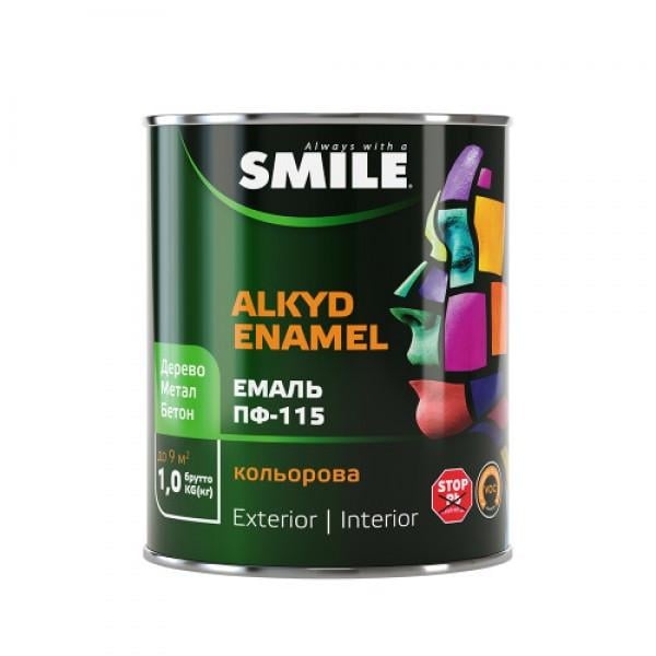 Эмаль алкидная ПФ-115 Smile 0,47 кг Черный (2688156140)