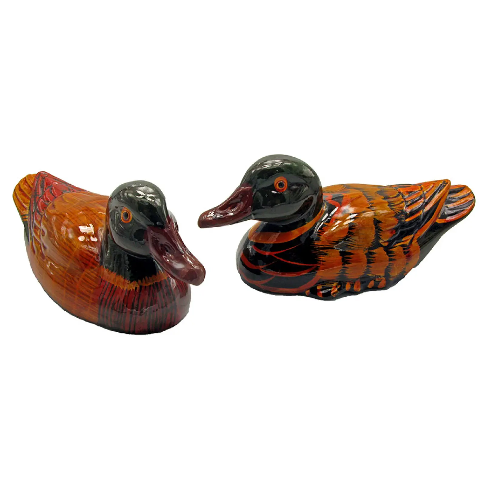 Статуетки дерев'яні Качки мандаринки 2 шт. (19121)