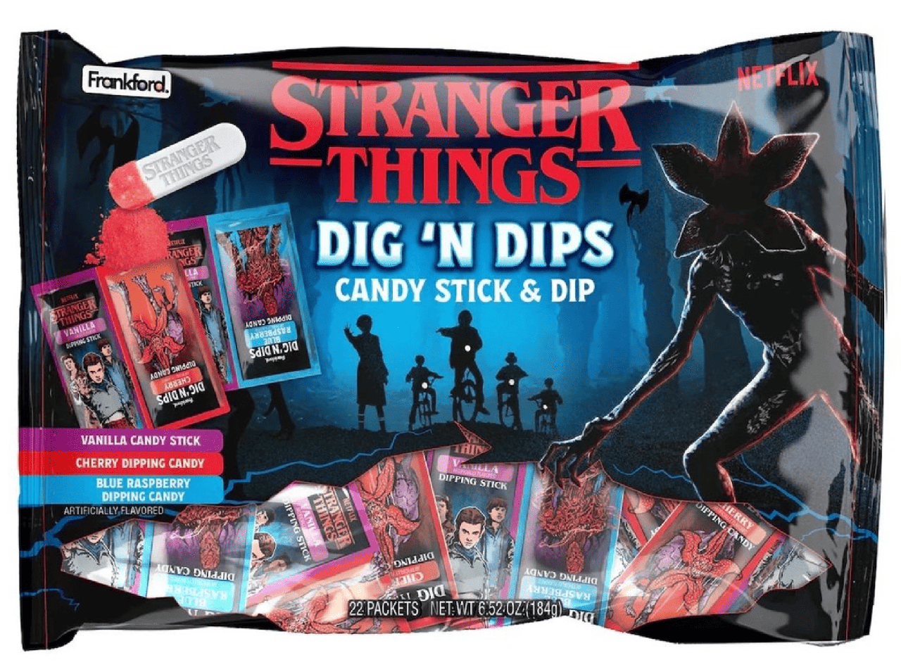 Конфеты Frankford Stranger Things Dig N' Dips Halloween Candy 184 г (2867052872)