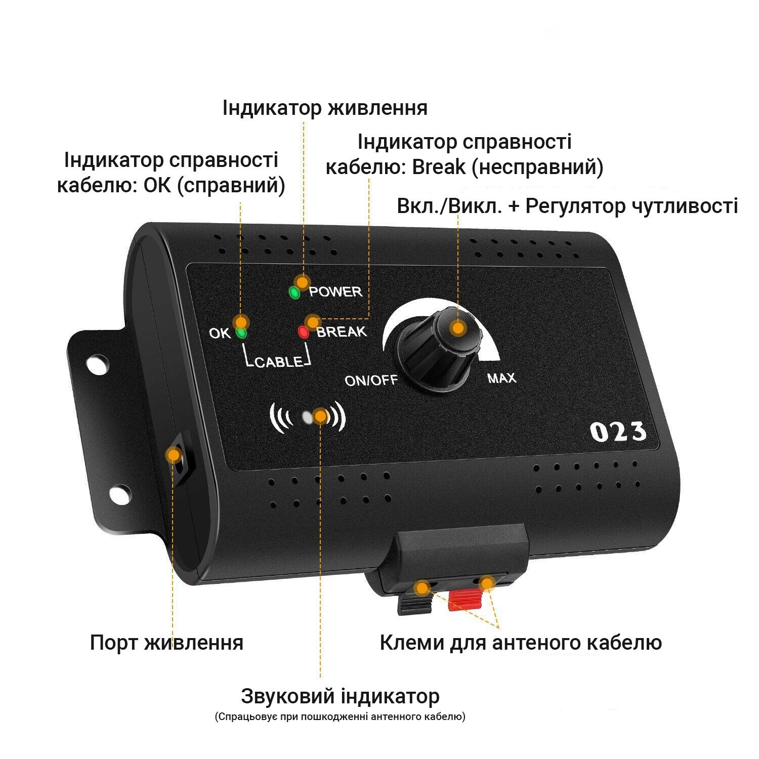 Паркан для собак електронний Pet 023 дротовий з 1 нашийником - фото 4