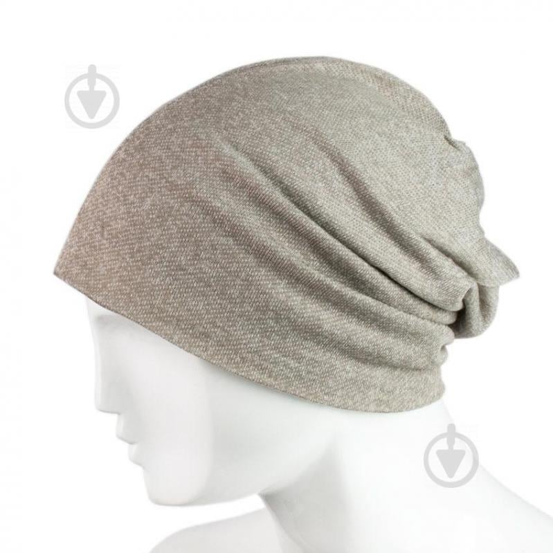 Шапка бини Beani'qe Фриск Frisk One size Бежевый меланж (21811)