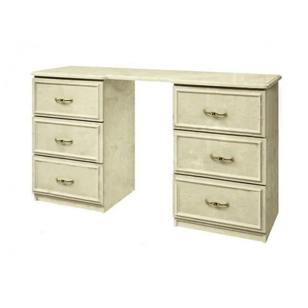 Туалетный столик MiroMark Олимпия 6Ш без зеркала Бежевый (OL-76-RB)