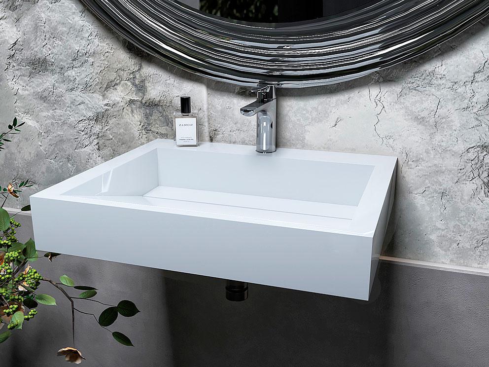 Умивальник підвісний Status Adler 60 White (628) - фото 2