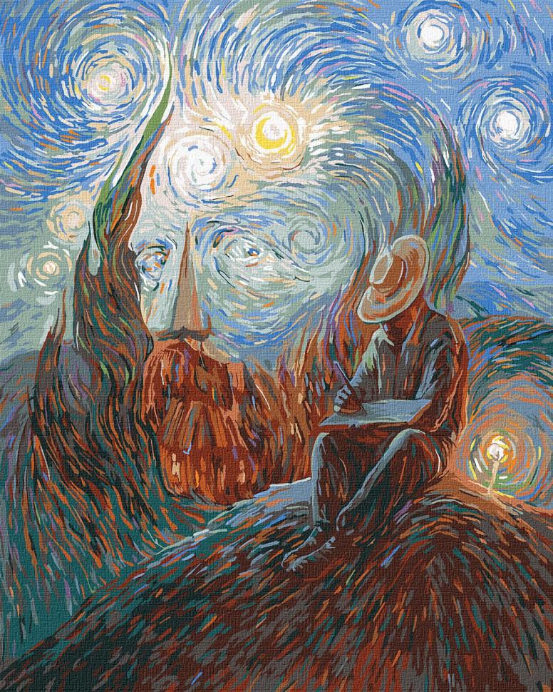 Картина за номерами Ideyka Українська зіркова ніч KHO4918 40x50 см (RLT25035)