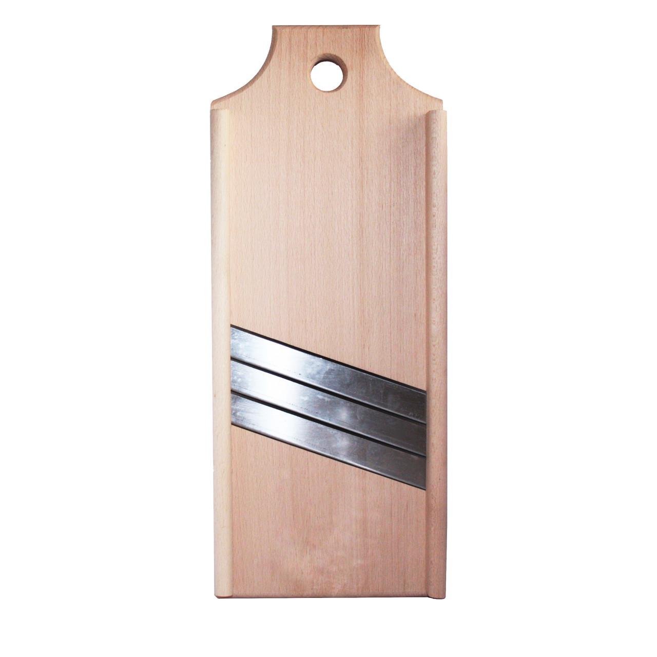 Шатківниця з трьома ножами для капусти дерев'яна